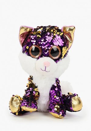 Игрушка мягкая Fancy Котёнок Аметист, 15 см. Цвет: фиолетовый