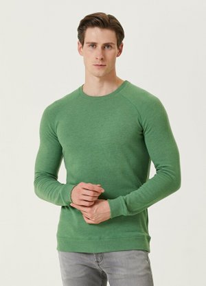 Светлый свитер цвета хаки Denham. Цвет: хаки