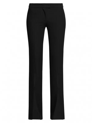Прямые узкие брюки с разрезами на подоле , черный Versace Jeans Couture