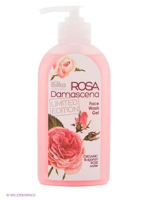 Гель для умывания лица Rose Damascene BILKA. Цвет: розовый