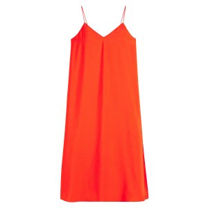 Платье LaRedoute. Цвет: оранжевый