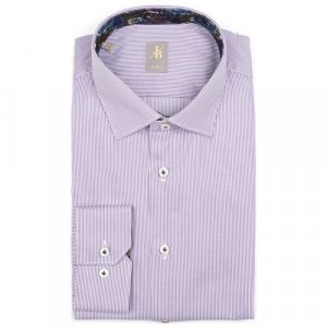 Рубашка , размер 40, фиолетовый JACQUES BRITT. Цвет: фиолетовый-белый/фиолетовый