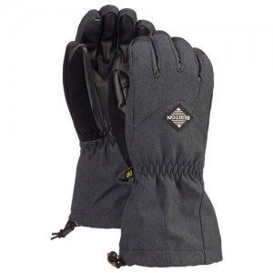 Перчатки Burton Kids Profile Glove BLACK DENIM. Цвет: черный/серый