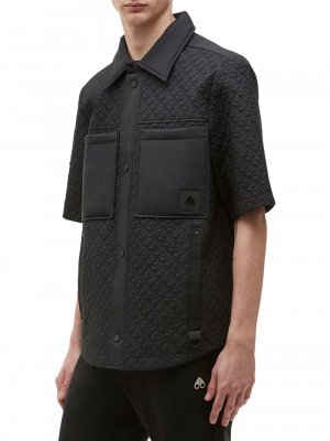 Пиджак-рубашка с монограммой Bedford , черный Moose Knuckles