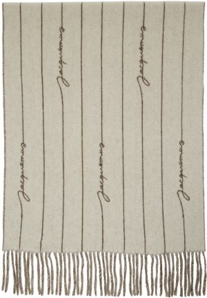 Коричневый шарф 'L'Écharpe Fio' Jacquemus
