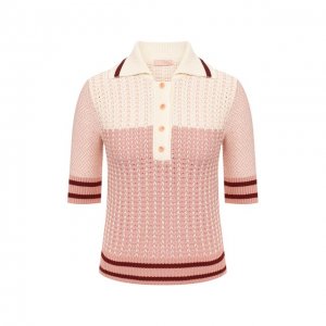 Хлопковый пуловер DROMe. Цвет: розовый