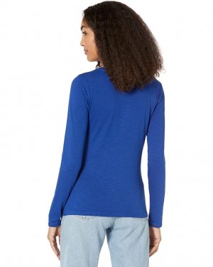 Рубашка U.S. POLO ASSN. Long Sleeve Graphic Shield Tee Shirt, цвет Sodalite Blue