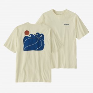 Мужская футболка Sunrise Rollers Responsibili , белый Patagonia