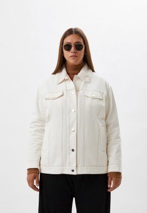 Куртка джинсовая Marina Rinaldi Sport NAYA, reversible. Цвет: бежевый
