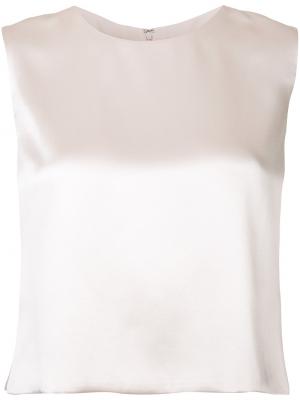 Cropped blouse Brandon Maxwell. Цвет: розовый и фиолетовый