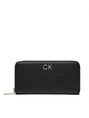 Большой женский кошелек , черный Calvin Klein