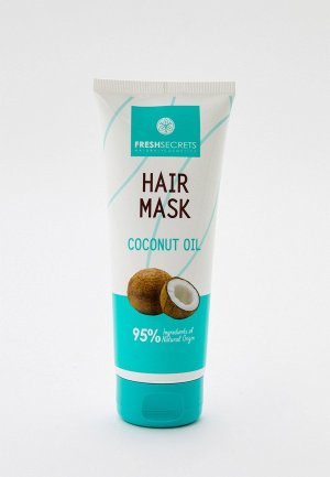 Маска для волос FreshSecrets с маслом кокоса, 200 мл.. Цвет: прозрачный