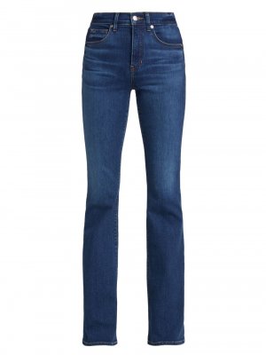 Расклешенные джинсы-скинни Beverly с высокой посадкой, синий Veronica Beard