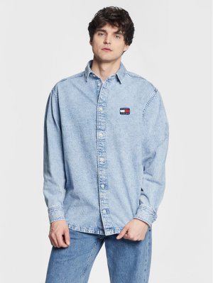Джинсовая рубашка свободного кроя , синий Tommy Jeans