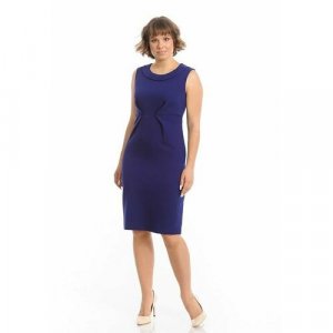 Платье , размер 48, синий Merlis. Цвет: синий