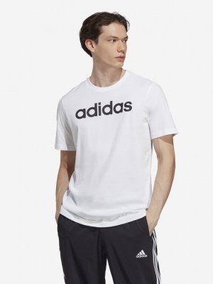 Футболка мужская Lin, Белый adidas. Цвет: белый