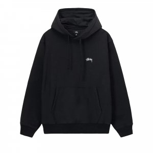 Худи с логотипом Stock, цвет Washed Black Stussy