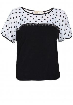 Блуза ELISA FANTI. Цвет: черный