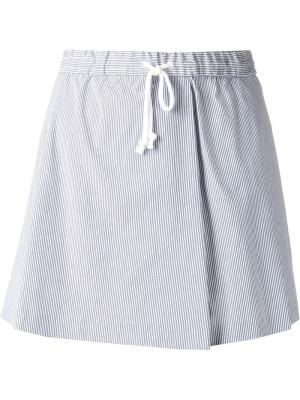Полосатые шорты Thakoon Addition. Цвет: серый
