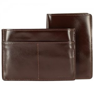 Бумажник , фактура гладкая, коричневый Versado. Цвет: коричневый