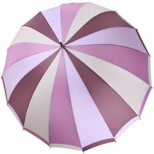 Зонт-трость, розовый Три слона. Цвет: розовый/сиреневый