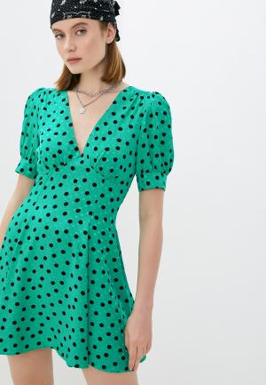 Платье Topshop. Цвет: зеленый