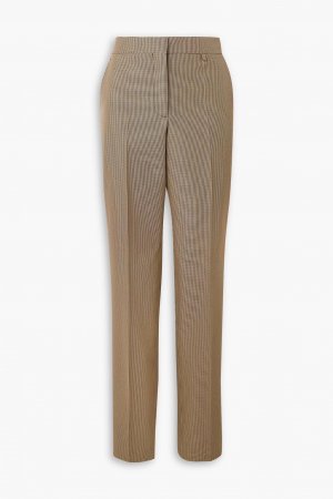 Зауженные брюки из твила с узором «гусиные лапки» GIVENCHY, коричневый Givenchy