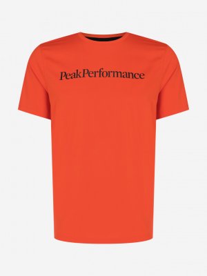 Футболка мужская , Оранжевый Peak Performance. Цвет: оранжевый