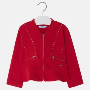 Пиджак , размер 110 (5 лет), красный Mayoral. Цвет: красный