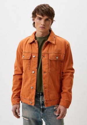 Куртка джинсовая Diesel. Цвет: оранжевый