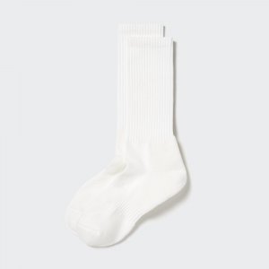 Ворсовые носки UNIQLO, молочный Uniqlo
