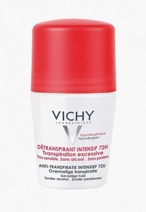 Дезодорант Vichy защита 72 часа, 50 мл (duopack). Цвет: прозрачный