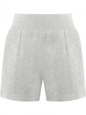 Metallic knit shorts Gig. Цвет: серый