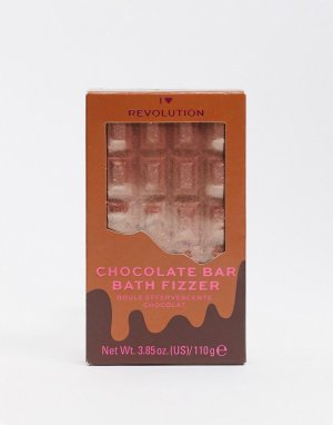Шипучка для ванны в форме плитки шоколада с шоколадным ароматом -Бесцветный I Heart Revolution