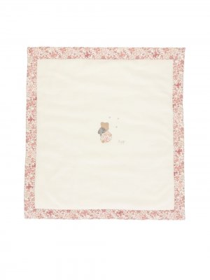 Одеяло с цветочным принтом Il Gufo. Цвет: белый
