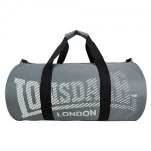 Сумка Lonsdale Barrel Bag Charcoal/Grey -. Цвет: серый