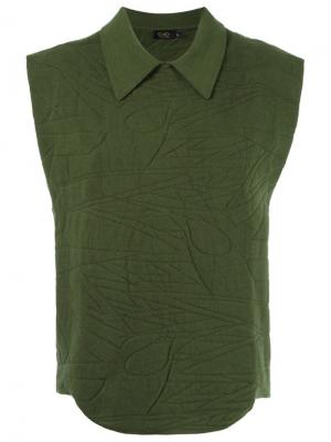 Texturized knit blouse Gig. Цвет: зелёный