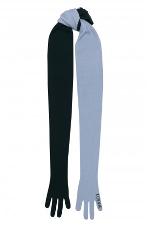 Кашемировый шарф Loewe. Цвет: голубой