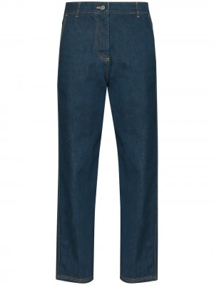 Прямые джинсы с завышенной талией Lee Mathews. Цвет: синий