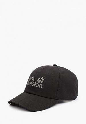 Бейсболка Jack Wolfskin BASEBALL CAP. Цвет: черный