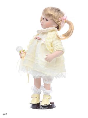Кукла фарфор 12 Кетлин Angel Collection. Цвет: желтый, белый