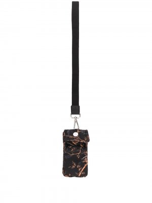 Клатч с ремешком и цветочным принтом Vivienne Westwood. Цвет: черный