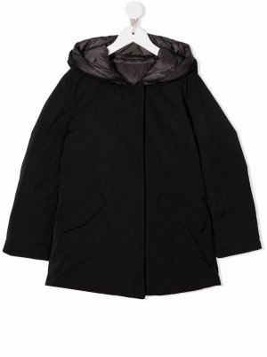 Куртка с капюшоном Woolrich. Цвет: 100 черный