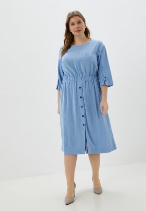 Платье Intikoma. Цвет: голубой