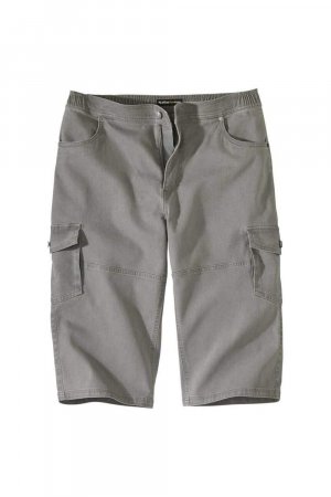 Джинсовые укороченные брюки карго , серый Atlas for Men