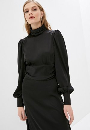 Блуза EvaPop. Цвет: черный