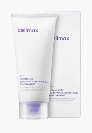 Пенка для умывания Celimax Derma Nature Relief Madecica pH Balancing Foam Cleansing, 150 мл. Цвет: белый