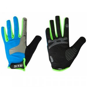 Перчатки , размер XL, черный, зеленый STG. Цвет: голубой/голубой-черный/микс/черный/серый/синий/зеленый