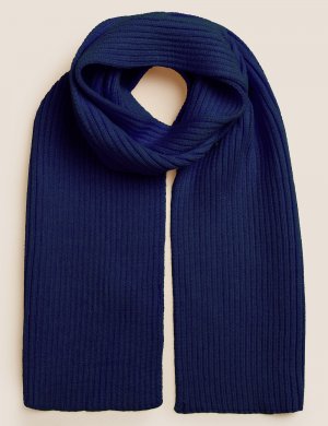 Детский вязаный шарф (1–13 лет) , индиго Marks & Spencer