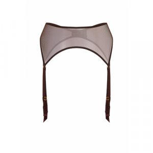 Пояс для чулок Basic Garter Belt, размер M, коричневый PETRA. Цвет: коричневый